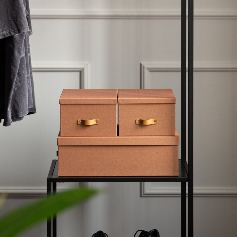 Förvaringslådor, Set med 3, BIGSO INGE RESTORE i gruppen Förvaring / Förvaringslådor / BigSo förvaringslådor hos SmartaSaker.se (40862)