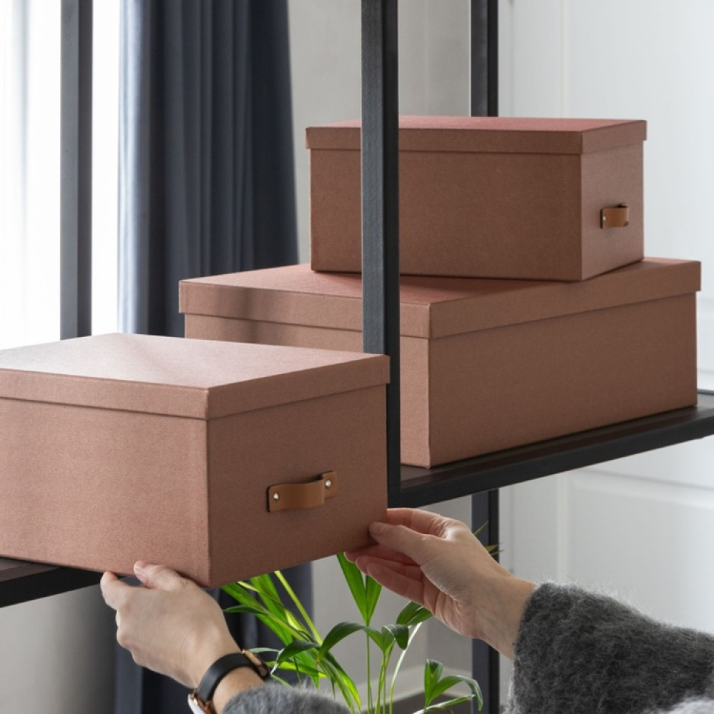 Förvaringslådor, Set med 3, BIGSO INGE RESTORE i gruppen Förvaring / Förvaringslådor / BigSo förvaringslådor hos SmartaSaker.se (40862)