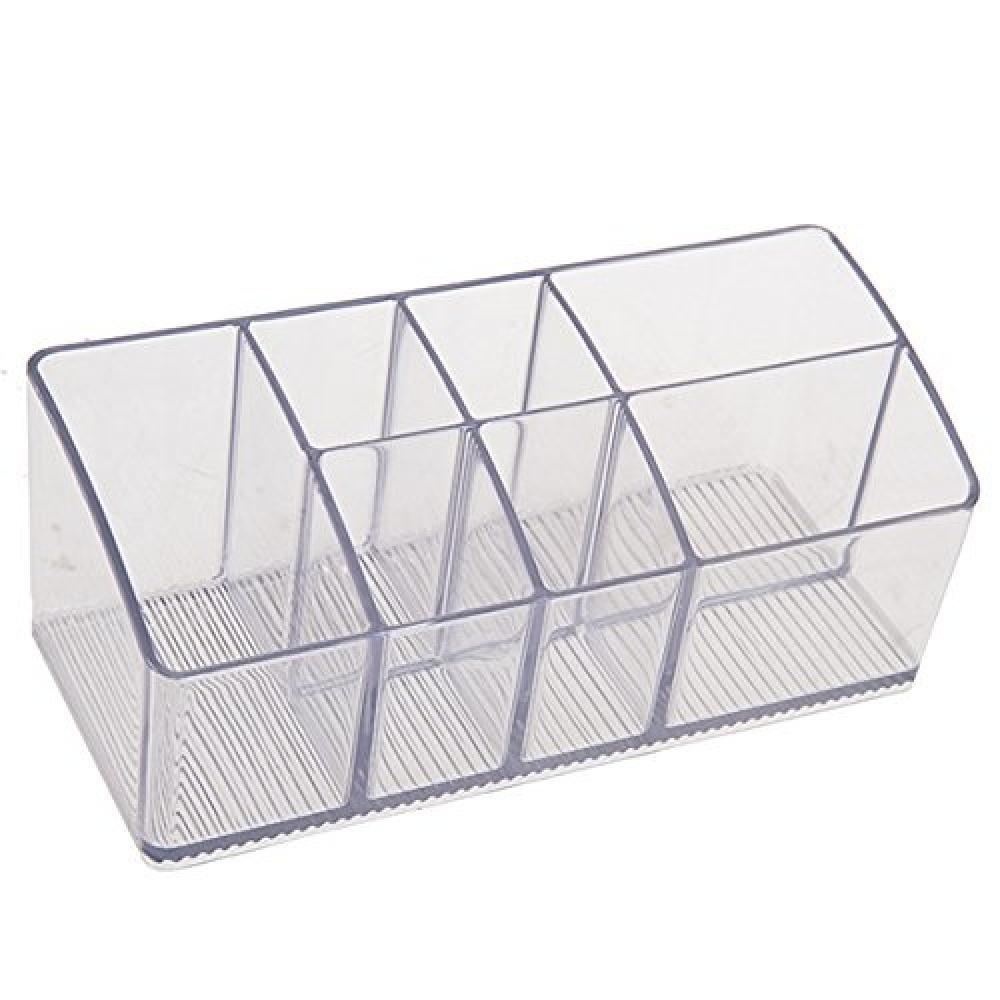Förvaringsställ, Litet, 7 fack, IN CABINET ORGANIZER, 17,8 x 7,6 x H 7 cm, Transparent i gruppen Förvaring / Badrumsförvaring / Sminkförvaring hos SmartaSaker.se (40873)