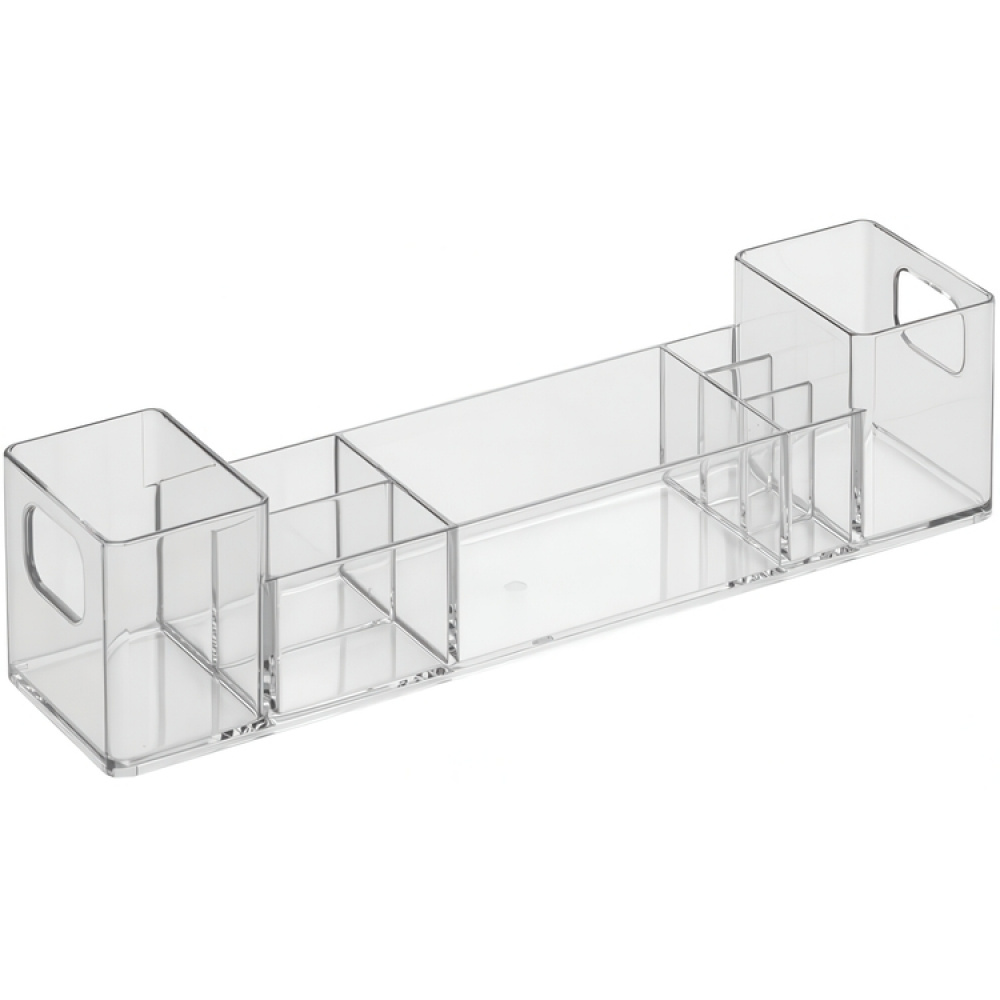 Förvaringsställ, långsmalt, CLARITY ORGANIZER, 30,5 x 7,6 x H 7,6 cm, Klar i gruppen Förvaring / Badrumsförvaring hos SmartaSaker.se (40875)