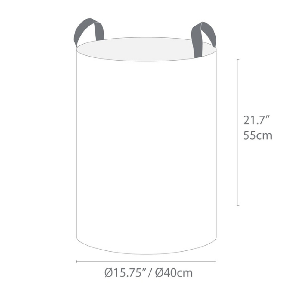Förvaringssäck / korg, BIGSO STORAGE BIN, Ø 40 x H 55cm i gruppen Förvaring / Tvätt och tork / Tvättkorgar hos SmartaSaker.se (40876)