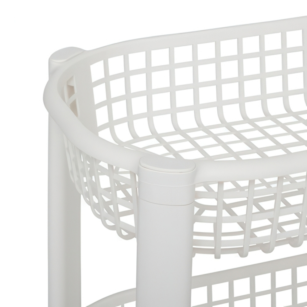 Förvaringsvagn, 4 TIERS BASKETS TROLLEY, 46,5 x 25,5 x H 79 cm i gruppen Förvaring / Badrumsförvaring hos SmartaSaker.se (40886)