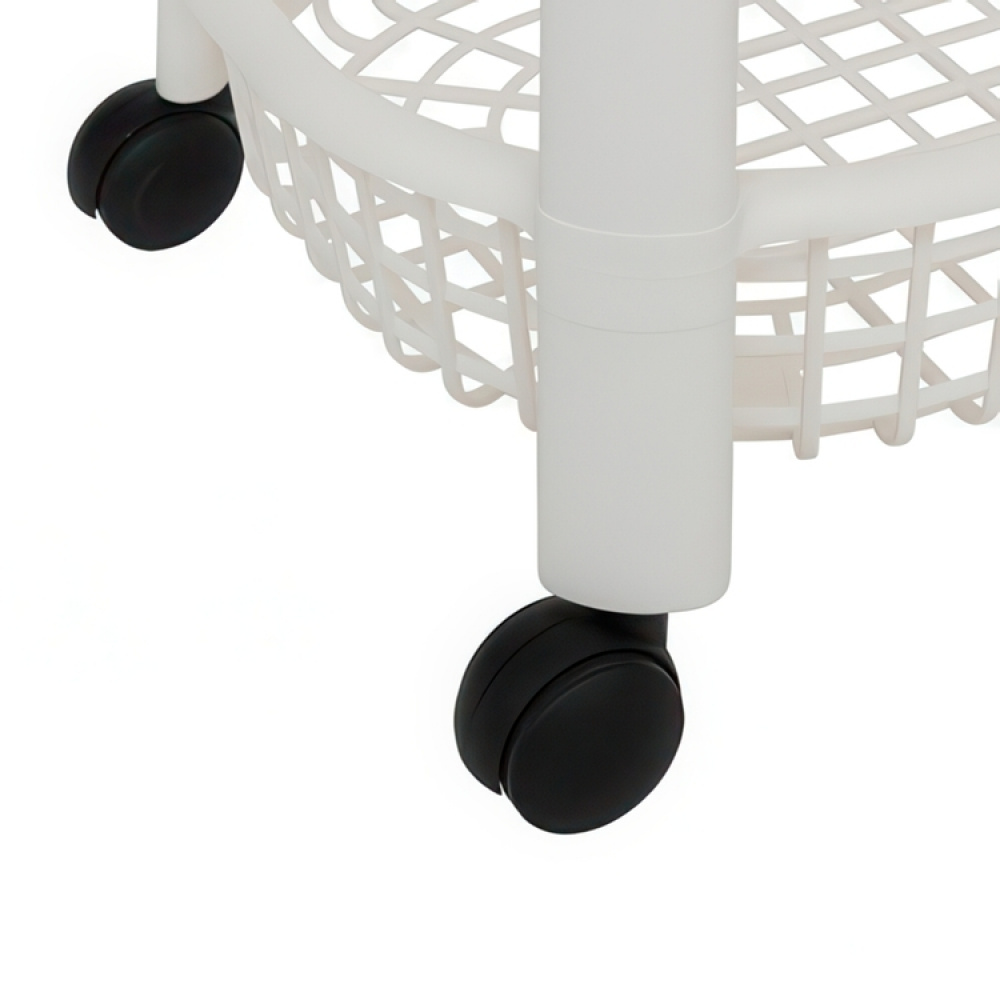 Förvaringsvagn, 4 TIERS BASKETS TROLLEY, 46,5 x 25,5 x H 79 cm i gruppen Förvaring / Badrumsförvaring hos SmartaSaker.se (40886)