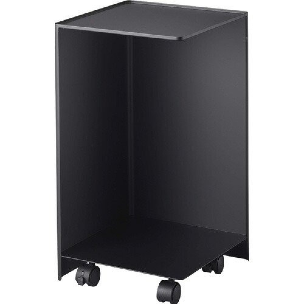 Förvaringsvagn, Fyrkantig, TOWER ROLLING ORGANISER, 24 x 24 x H 44 cm, Svart i gruppen Förvaring / Köksförvaring hos SmartaSaker.se (40888)