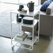 Förvaringsvagn, TOWER WAGON, 38 x 49 x H 81,5 cm, Yamazaki Förvaringsvagn, TOWER WAGON, 38 x 49 x H 81,5 cm, Yamazaki