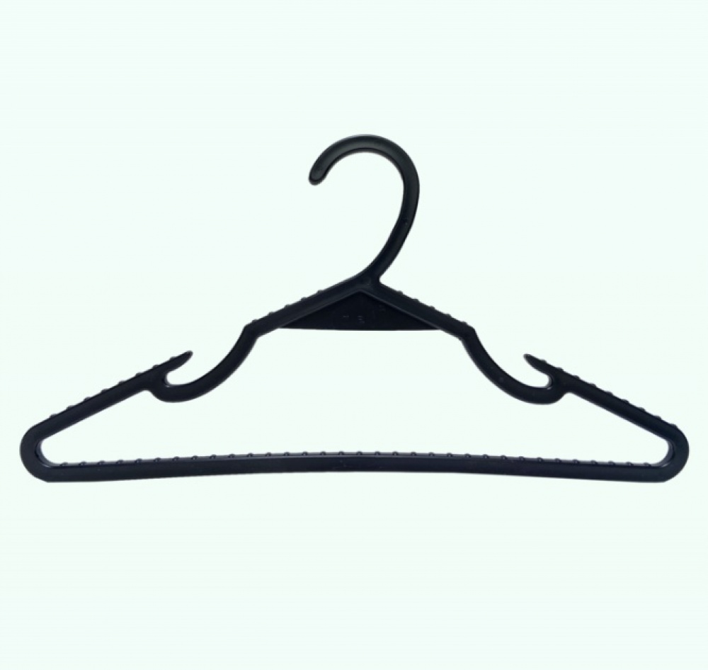 Galgar av återvunnen plast, 10 st, BIG PACK ( r e ) Ë£ OCEAN HANGERS, 42 cm, Svarta i gruppen Förvaring / Garderobsförvaring / Galgar och hängare hos SmartaSaker.se (40897)
