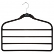 Galgar för 4 par byxor, 2 st, VELVET PANT HANGERS, 45 cm, Svart Galgar för 4 par byxor, 2 st, VELVET PANT HANGERS, 45 cm, Svart