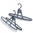 Galgar för byxor, 2 st, ANTI-SLIP & SWIVEL HOOK, Grå Galgar för byxor, 2 st, ANTI-SLIP & SWIVEL HOOK, Grå