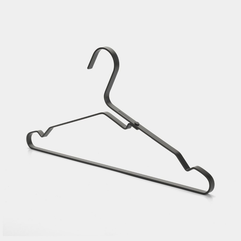 Galgar i Aluminium, 4 st, BRABANTIA NO STRETCH, 42 cm i gruppen Förvaring / Garderobsförvaring / Galgar och hängare hos SmartaSaker.se (40905)