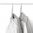 Galgar i metall, Platsbesparande, 4 st, CASCADE MAGIC HANGER, Silver Galgar i metall, Platsbesparande, 4 st, CASCADE MAGIC HANGER, Silver