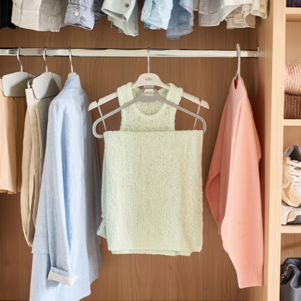 Galgar, 2 st, ORDERLY LONG GARMENT, Joseph Joseph, 42,5 cm, Grå-Beige i gruppen Förvaring / Garderobsförvaring / Galgar och hängare hos SmartaSaker.se (40913)