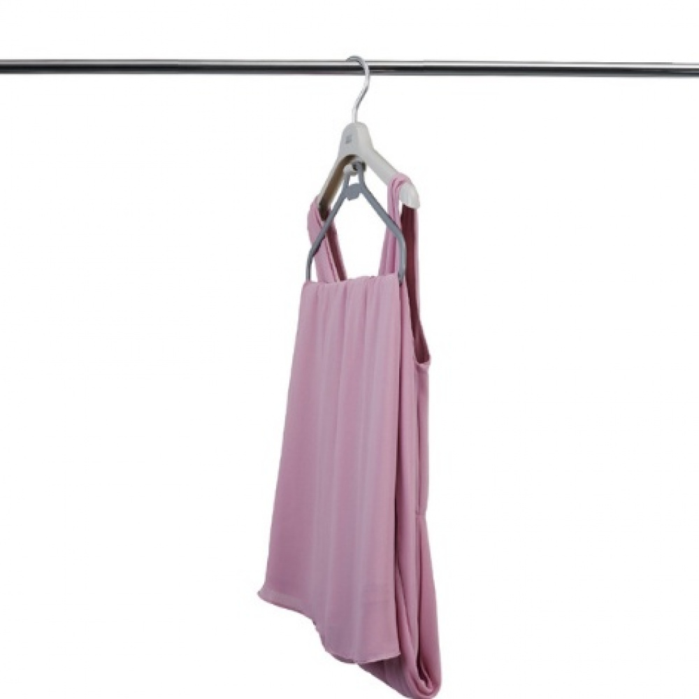Galgar, 2 st, ORDERLY LONG GARMENT, Joseph Joseph, 42,5 cm, Grå-Beige i gruppen Förvaring / Garderobsförvaring / Galgar och hängare hos SmartaSaker.se (40913)