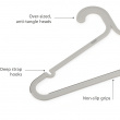 Galgar, Anti slip, 5 st, ORDERLY ANTI-TANGLE, Joseph Joseph, 41,5 cm, Grå-Beige Galgar, Anti slip, 5 st, ORDERLY ANTI-TANGLE, Joseph Joseph, 41,5 cm, Grå-Beige