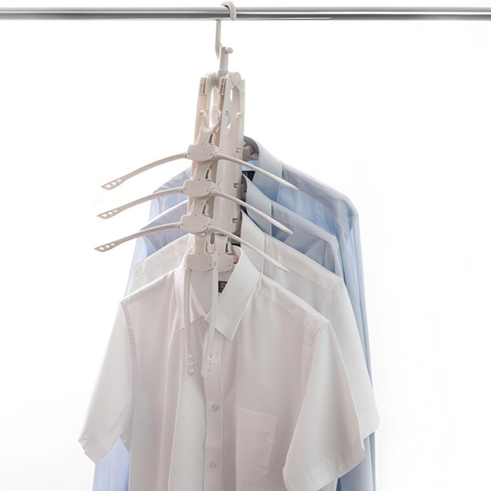 Galgar, Platsbesparande, HANG IT 8-in-1 HANGER, Grå i gruppen Förvaring / Garderobsförvaring / Galgar och hängare hos SmartaSaker.se (40917)