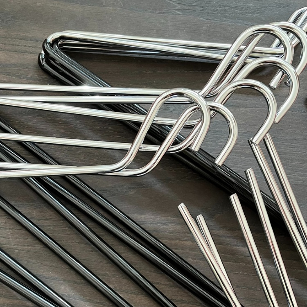 Galge för Byxor mm, Anti-Slip, MAWA STRONG OPTICROME, 42 cm, Svart / Silver i gruppen Förvaring / Garderobsförvaring / Galgar och hängare hos SmartaSaker.se (40931)