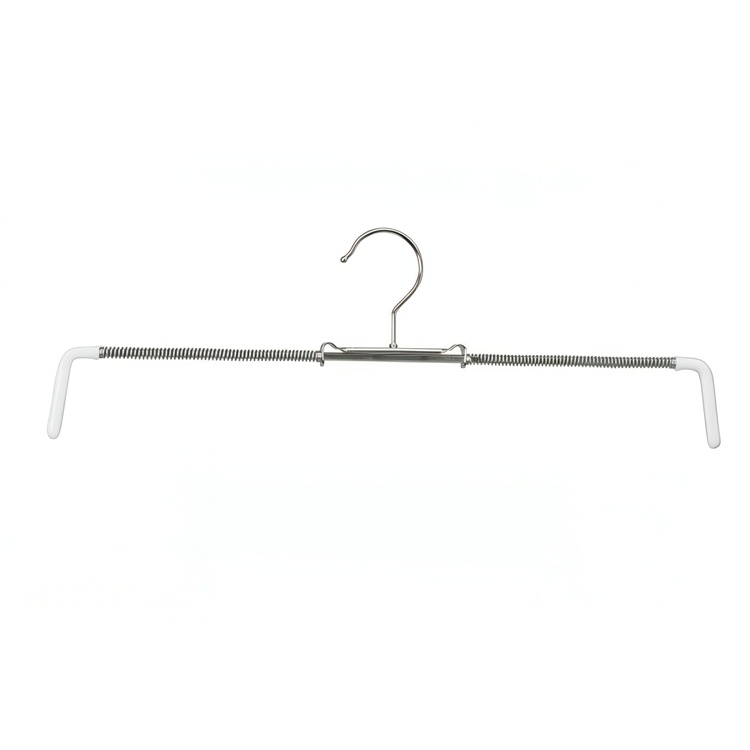 Galge för Kjol, Metall, Small, MAWA KLASSISK KJOLSPÄNNARE, 23 - 37 cm, Silver / Vit i gruppen Förvaring / Garderobsförvaring / Galgar och hängare hos SmartaSaker.se (40944)