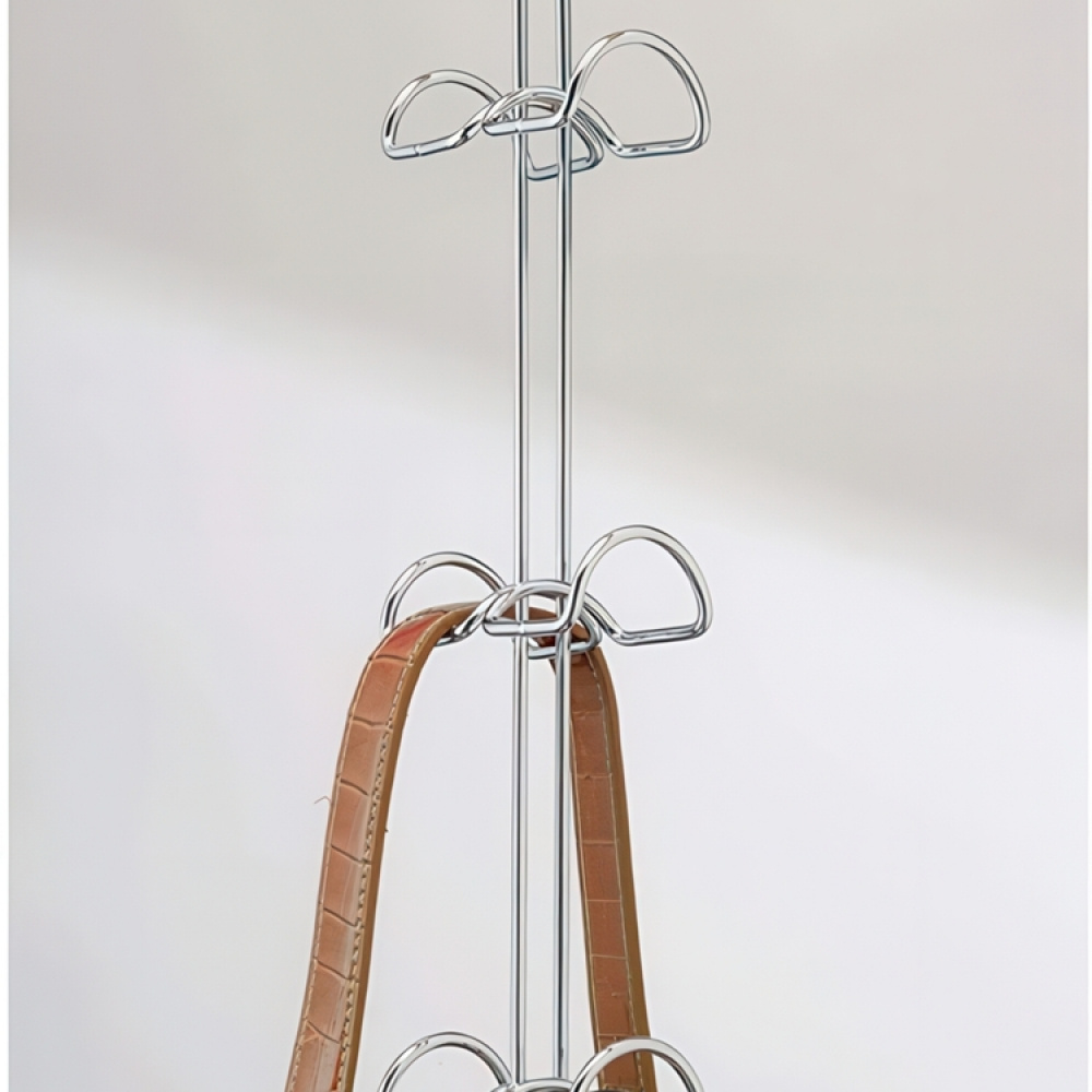 Galge för väskor CLASSICO HANDBAG HANGER, 10 x H 40 cm, Silver i gruppen Förvaring / Garderobsförvaring / Väskförvaring hos SmartaSaker.se (40957)