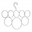 Galge i metall, för sjalar och halsdukar, 8 LOOP SCARF HOLDER Galge i metall, för sjalar och halsdukar, 8 LOOP SCARF HOLDER