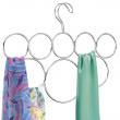 Galge i metall, för sjalar och halsdukar, 8 LOOP SCARF HOLDER Galge i metall, för sjalar och halsdukar, 8 LOOP SCARF HOLDER