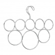 Galge i metall, för sjalar och halsdukar, 8 LOOP SCARF HOLDER Galge i metall, för sjalar och halsdukar, 8 LOOP SCARF HOLDER