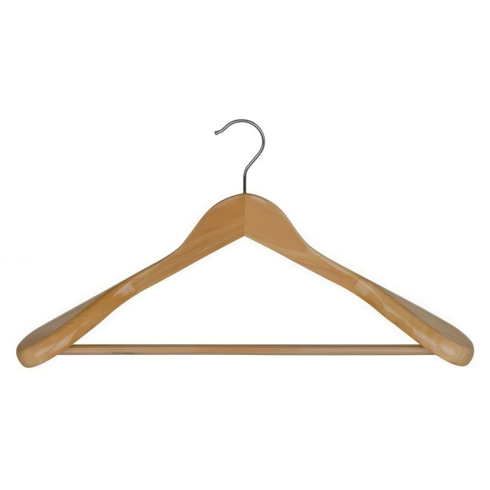 Galge i trä för kostym, WIDE SHOULDER, 45 cm i gruppen Förvaring / Garderobsförvaring / Galgar och hängare hos SmartaSaker.se (40971)