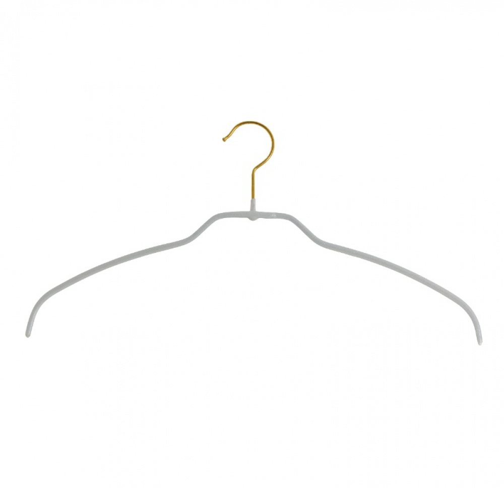 Galge, Extra tunn, Anti-Slip, MAWA THIN SPECIAL, 42 cm, Pärlvit / Guld i gruppen Förvaring / Garderobsförvaring / Galgar och hängare hos SmartaSaker.se (40981)