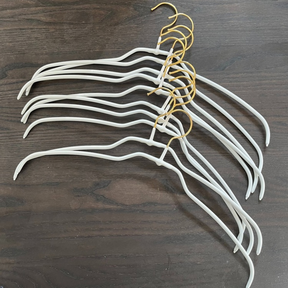 Galge, Extra tunn, Anti-Slip, MAWA THIN SPECIAL, 42 cm, Pärlvit / Guld i gruppen Förvaring / Garderobsförvaring / Galgar och hängare hos SmartaSaker.se (40981)