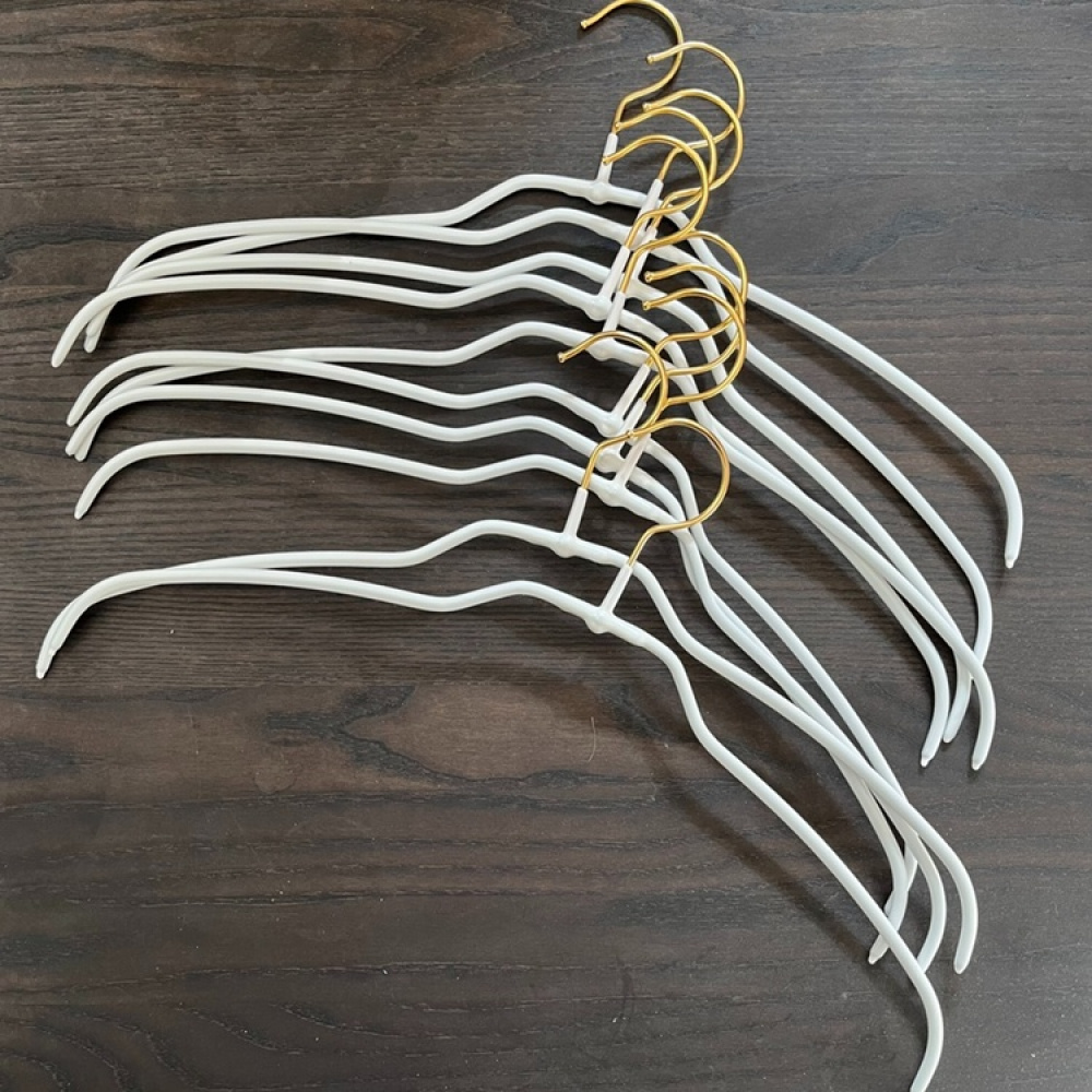 Galge, Extra tunn, Anti-Slip, MAWA THIN SPECIAL, 42 cm, Pärlvit / Guld i gruppen Förvaring / Garderobsförvaring / Galgar och hängare hos SmartaSaker.se (40981)