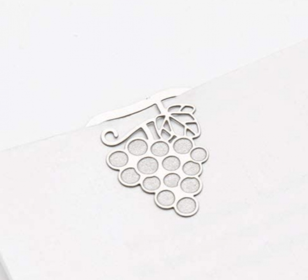 Gem i form av frukter E-CLIPS - FRUIT, 16 st, Midori, Silver i gruppen Förvaring / Kontorsmaterial hos SmartaSaker.se (40992)