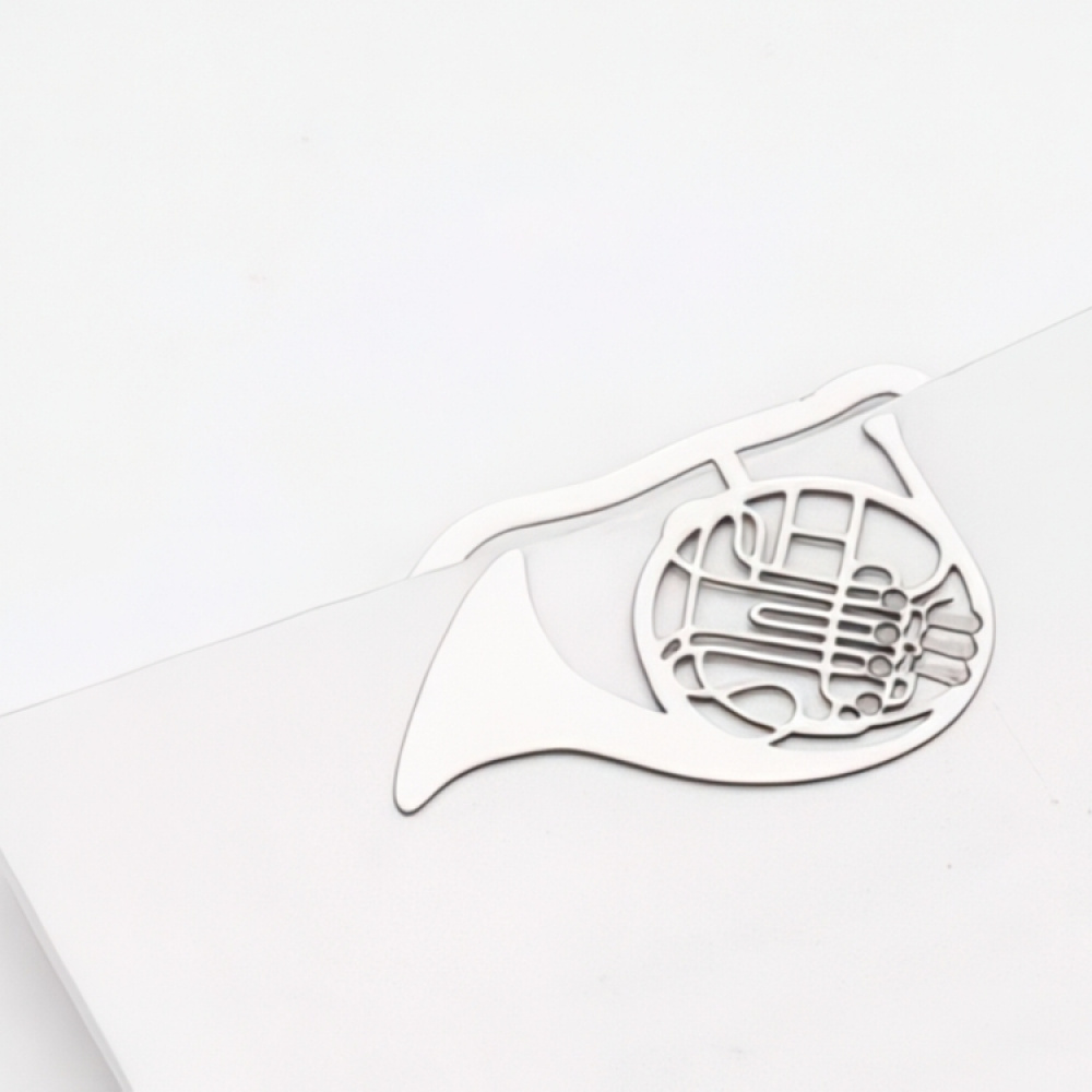 Gem i form av musikinstrument E-CLIPS - MUSIC, 16 st, Midori, Silver i gruppen Förvaring / Kontorsmaterial hos SmartaSaker.se (40995)