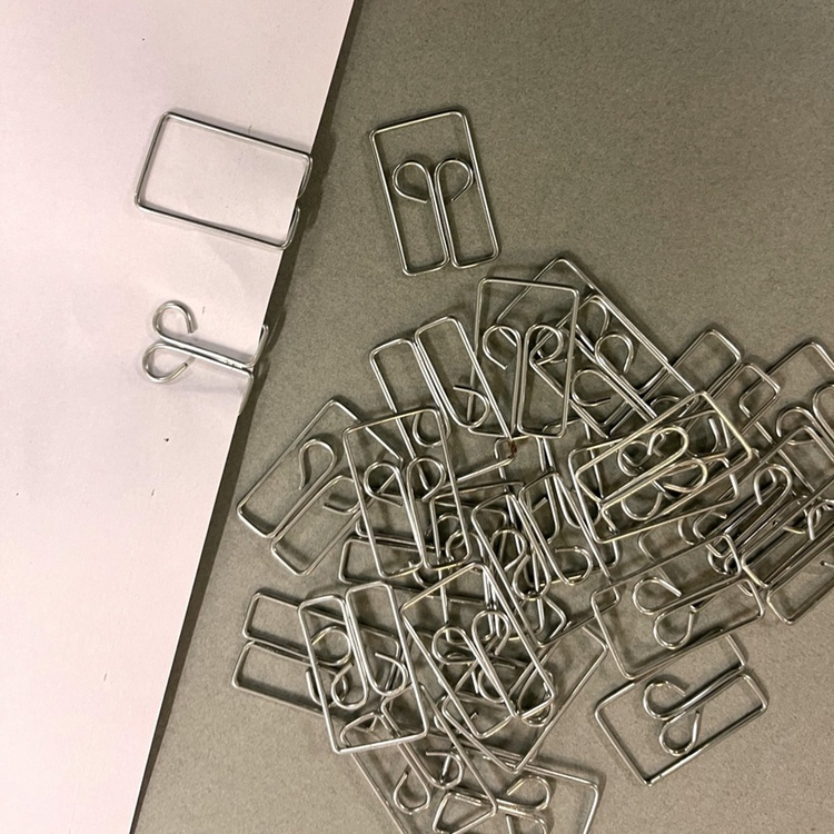 Gem i metall, 100 st, OWL, 2,7 cm, Silver i gruppen Förvaring / Kontorsmaterial hos SmartaSaker.se (40996)