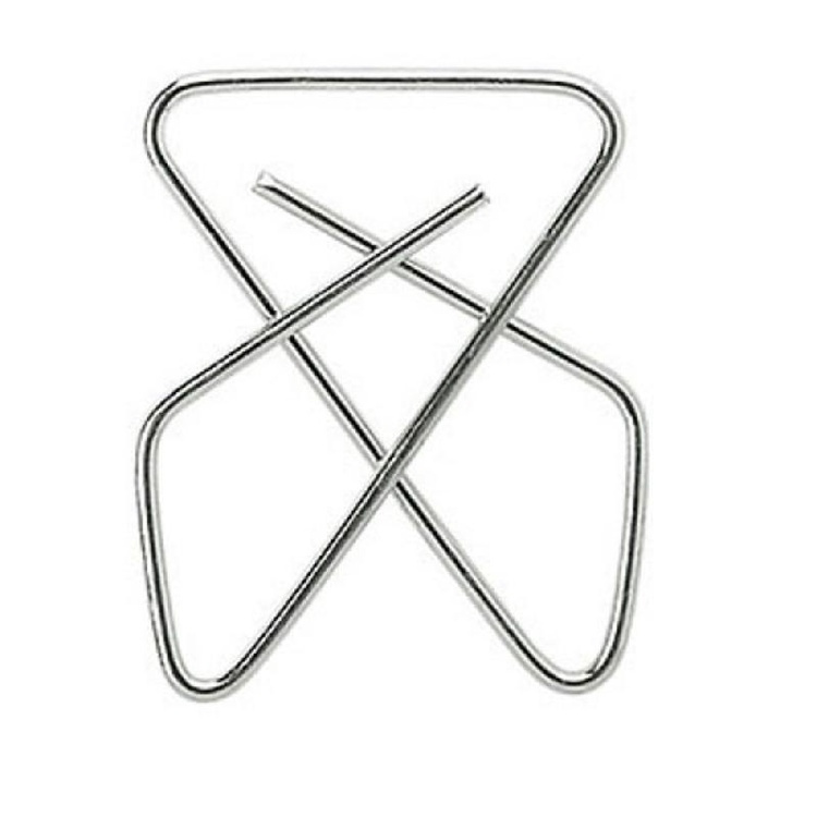 Gem i metall, 25 st, BUTTERFLY CLIPS, 4 x3 cm, Silver i gruppen Förvaring / Kontorsmaterial hos SmartaSaker.se (40997)