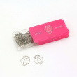 Gem, jordgubbar, 30 st, D-CLIPS STRAWBERRY, Midori, Rosa / silver Gem, jordgubbar, 30 st, D-CLIPS STRAWBERRY, Midori, Rosa / silver