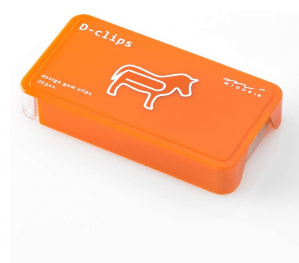 Gem, Små Hästar, 20 st, D-CLIPS HORSE, Midori, Orange / Silver i gruppen Förvaring / Kontorsmaterial hos SmartaSaker.se (41002)