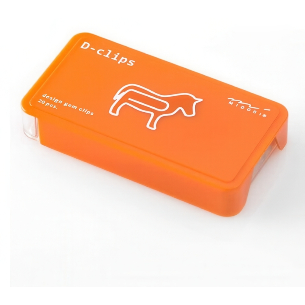 Gem, Små Hästar, 20 st, D-CLIPS HORSE, Midori, Orange / Silver i gruppen Förvaring hos SmartaSaker.se (41002)