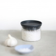 Glasburk 0,3L, STACKABLE SMALL JAR, Ø 10,4 x H 8,5 cm, Brabantia, Klar / Mörkgrå Glasburk 0,3L, STACKABLE SMALL JAR, Ø 10,4 x H 8,5 cm, Brabantia, Klar / Mörkgrå