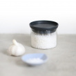Glasburk 0,3L, STACKABLE SMALL JAR, Ø 10,4 x H 8,5 cm, Brabantia, Klar / Mörkgrå Glasburk 0,3L, STACKABLE SMALL JAR, Ø 10,4 x H 8,5 cm, Brabantia, Klar / Mörkgrå