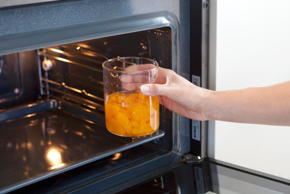 Glasburk 0,6L, STACKABLE MEDIUM JAR, Ø 10,4 x H 8,5 cm, Brabantia, Klar / Mörkgrå i gruppen Förvaring / Köksförvaring / Förvaringslådor och burkar / Brabantia hos SmartaSaker.se (41004)