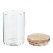Glasburk för torrvaror, 0,6 L, HERMET ROUND SMALL, Klar / Natur Glasburk för torrvaror, 0,6 L, HERMET ROUND SMALL, Klar / Natur