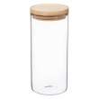 Glasburk för torrvaror, 1,3 L, HERMET ROUND Medium, Klar / Natur Glasburk för torrvaror, 1,3 L, HERMET ROUND Medium, Klar / Natur