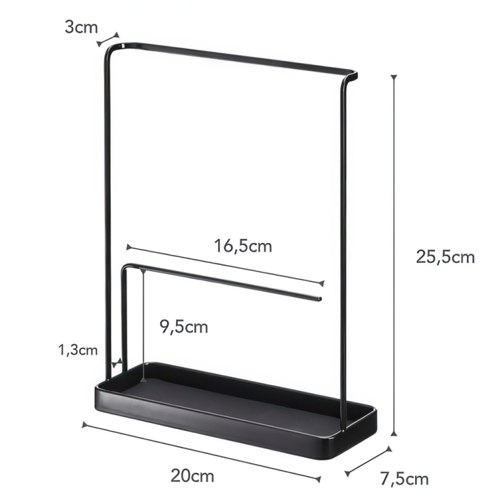 Glasögon- / Pryl förvaring, TOWER ACCESSORY STAND, Yamazaki i gruppen Förvaring / Sovrumsförvaring / Smyckesförvaring hos SmartaSaker.se (41036)