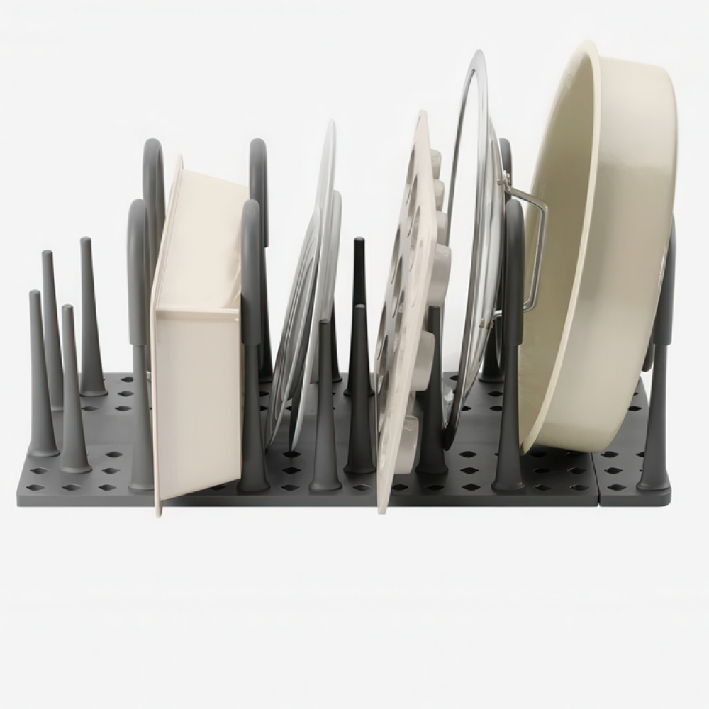 Grytlocks- & Stekpannsförvaring, PEGGY COOKWARE ORGANIZER, Umbra, Grå i gruppen Förvaring / Köksförvaring / Organisera köksskåp hos SmartaSaker.se (41048)