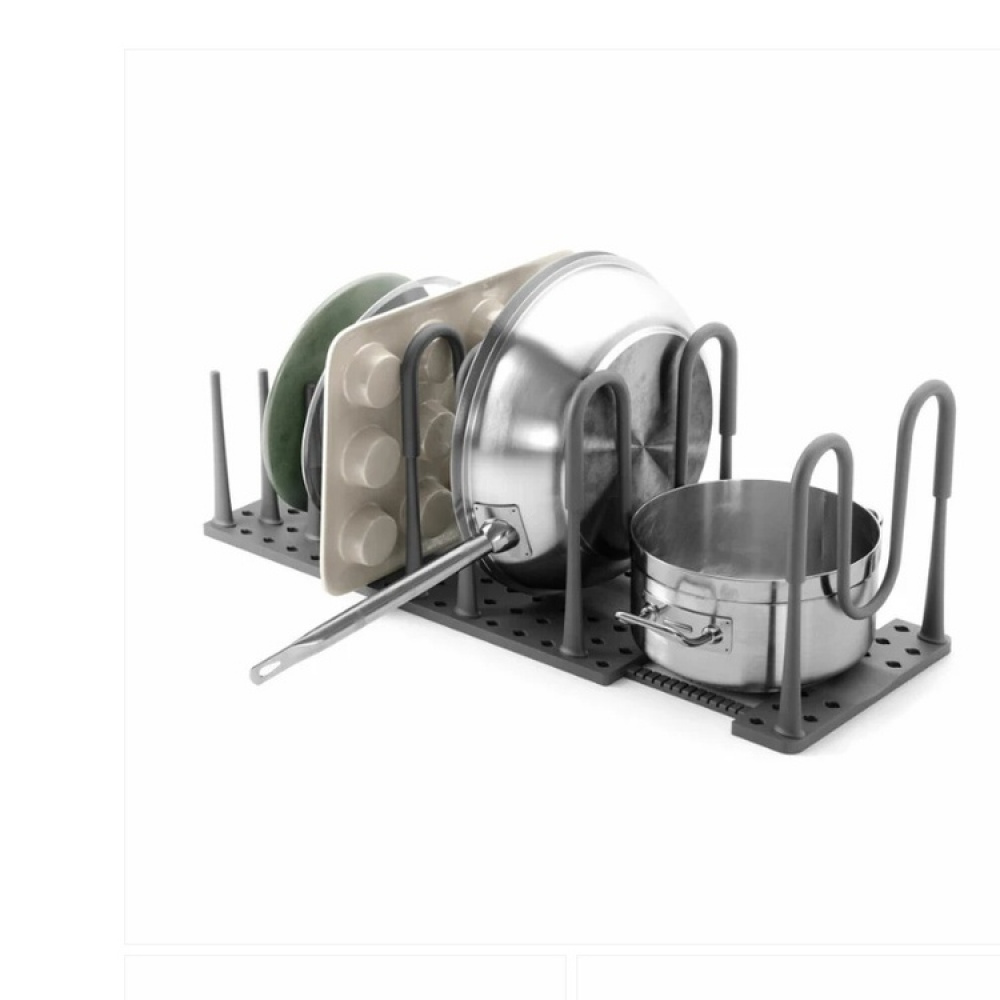 Grytlocks- & Stekpannsförvaring, PEGGY COOKWARE ORGANIZER, Umbra, Grå i gruppen Förvaring / Köksförvaring / Organisera köksskåp hos SmartaSaker.se (41048)