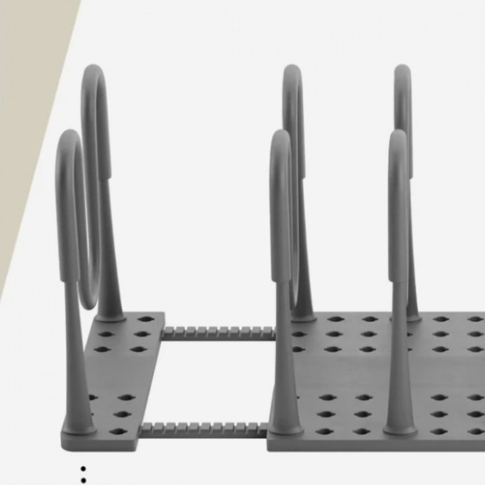 Grytlocks- & Stekpannsförvaring, PEGGY COOKWARE ORGANIZER, Umbra, Grå i gruppen Förvaring / Köksförvaring / Organisera köksskåp hos SmartaSaker.se (41048)