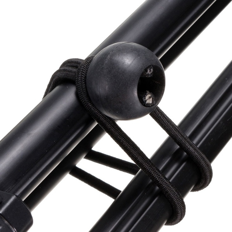 Gummistroppar / Spännband, 4 st, BALL BUNGEES, 20 cm, Svart i gruppen Förvaring / Förråd- och garageförvaring hos SmartaSaker.se (41054)