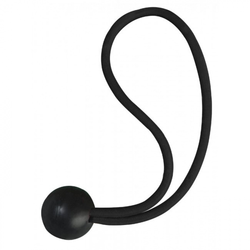 Gummistroppar / Spännband, 4 st, BALL BUNGEES, 20 cm, Svart i gruppen Förvaring / Förråd- och garageförvaring hos SmartaSaker.se (41054)
