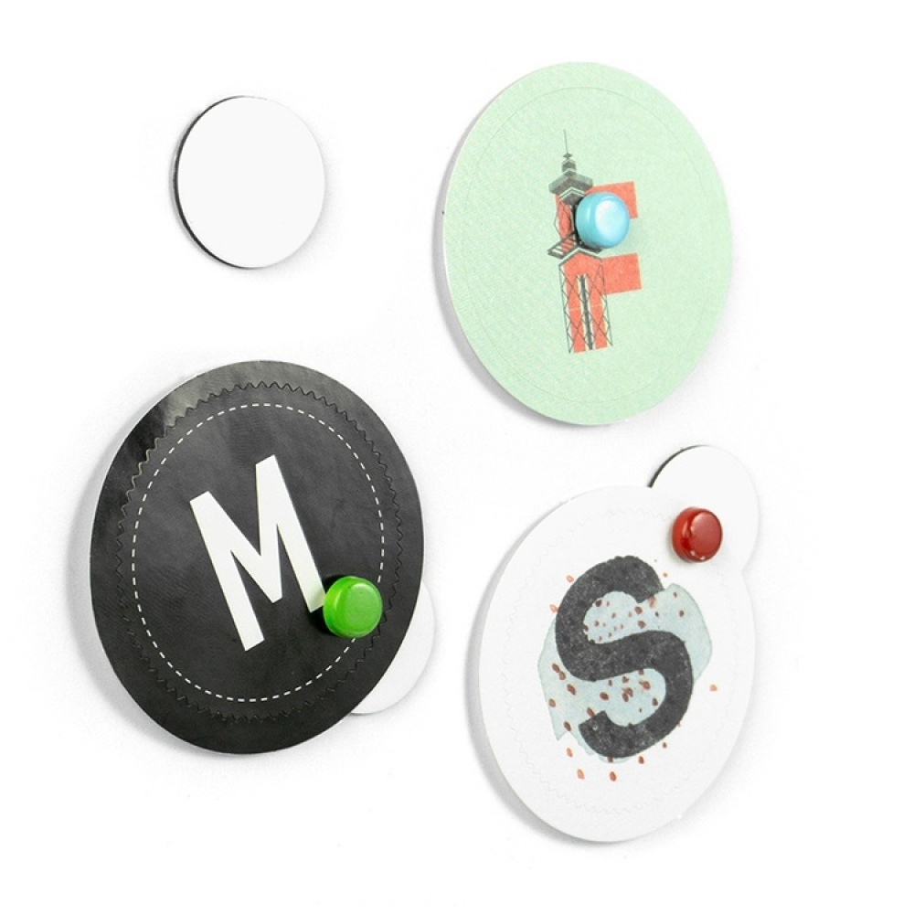 Gör ytan magnetisk, 28 st, ELEMENT DOT FLEX, Ø 2 cm i gruppen Förvaring / Magneter och självhäftande / Magnetförvaring hos SmartaSaker.se (41056)