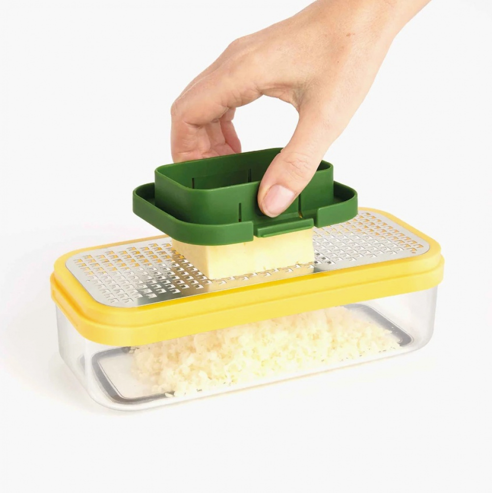 Hacka, riv, skiva och strimla, 4-IN-1 MULTI-PREP, Joseph Joseph, Grön / Gul i gruppen Förvaring / Köksförvaring hos SmartaSaker.se (41058)