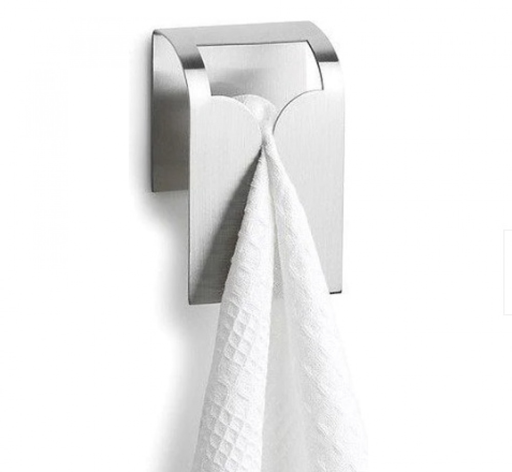 Handdukshållare i metall, Självhäftande, BLOMUS BOGO TOWEL CLIP, 5 x 2.5 x H 8 cm, Svart i gruppen Förvaring / Badrumsförvaring hos SmartaSaker.se (41061)