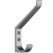 Hattkrok i aluminium, BESLAGSBODEN, H 13,5 cm, Silver  Hattkrok i aluminium, BESLAGSBODEN, H 13,5 cm, Silver